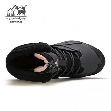 کفش ساق دار زنانه هامتو مدل 260672B-2 با رویه ترکیبی چرم و پارچه برای دوام بیشتر