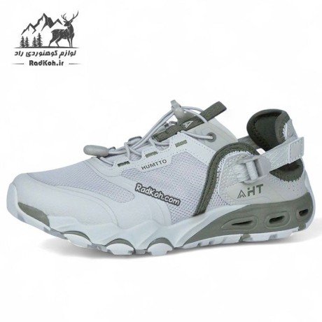 کفش صندل زنانه هامتو مدل 630551B-15 طوسی/سبز تیره