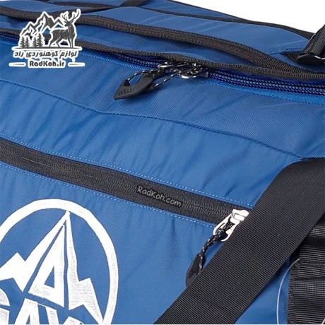 کیسه حمل بار قایا 90 لیتر مدل YUK رنگ آبی کله غازی مناسب برای حمل تجهیزات کوهنوردی، آفرود