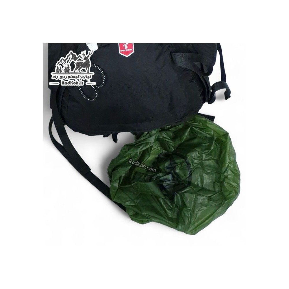 کوله پشتی  کمپینگ 32+ لیتری قایا مدل ایلمان رنگ مشکی