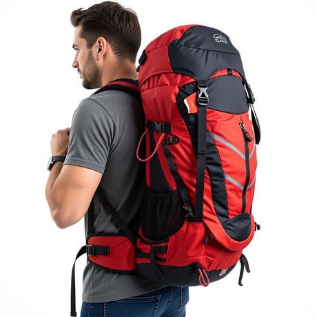 کوله پشتی قایا 45+ لیتری مدل قاید رنگ قرمز