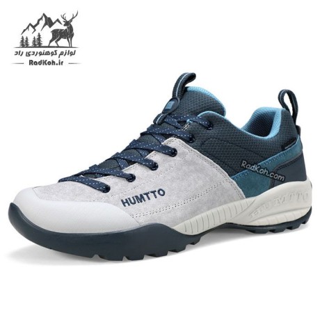 کفش چرمی مردانه هامتو مدل 120852A-4 طوسی/سرمه ای