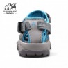 صندل کوهنوردی زنانه هامتو مدل 9602-5 خاکستری روشن/آبی فیروزه ای