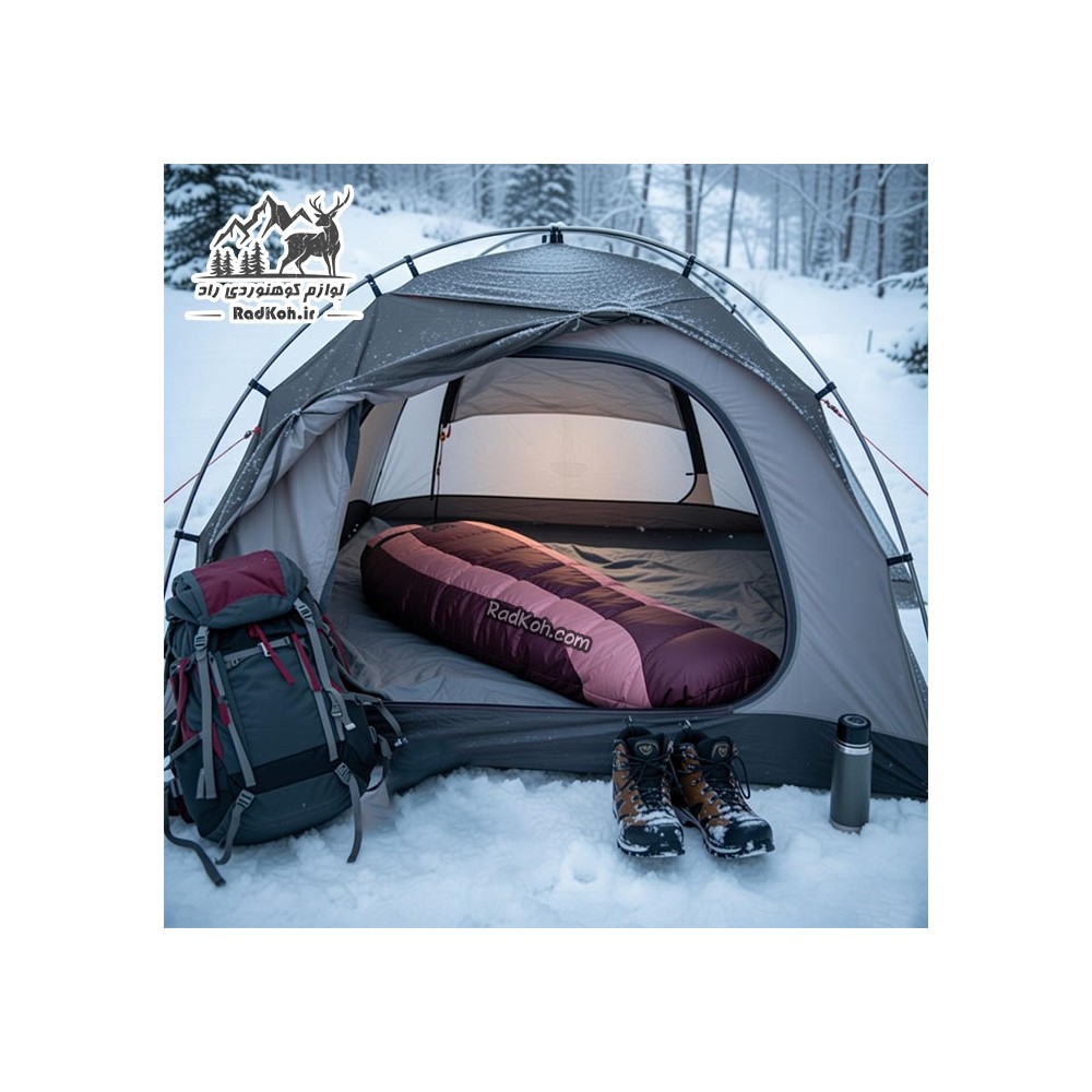 کیسه خواب قایا الیاف نایت لایت 300 جلوگیری از اتلاف گرما