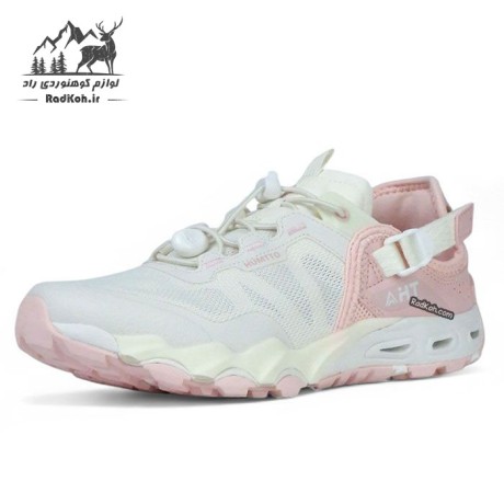 کفش صندل تابستانه زنانه هامتو مدل 640717B-15 سفید/صورتی