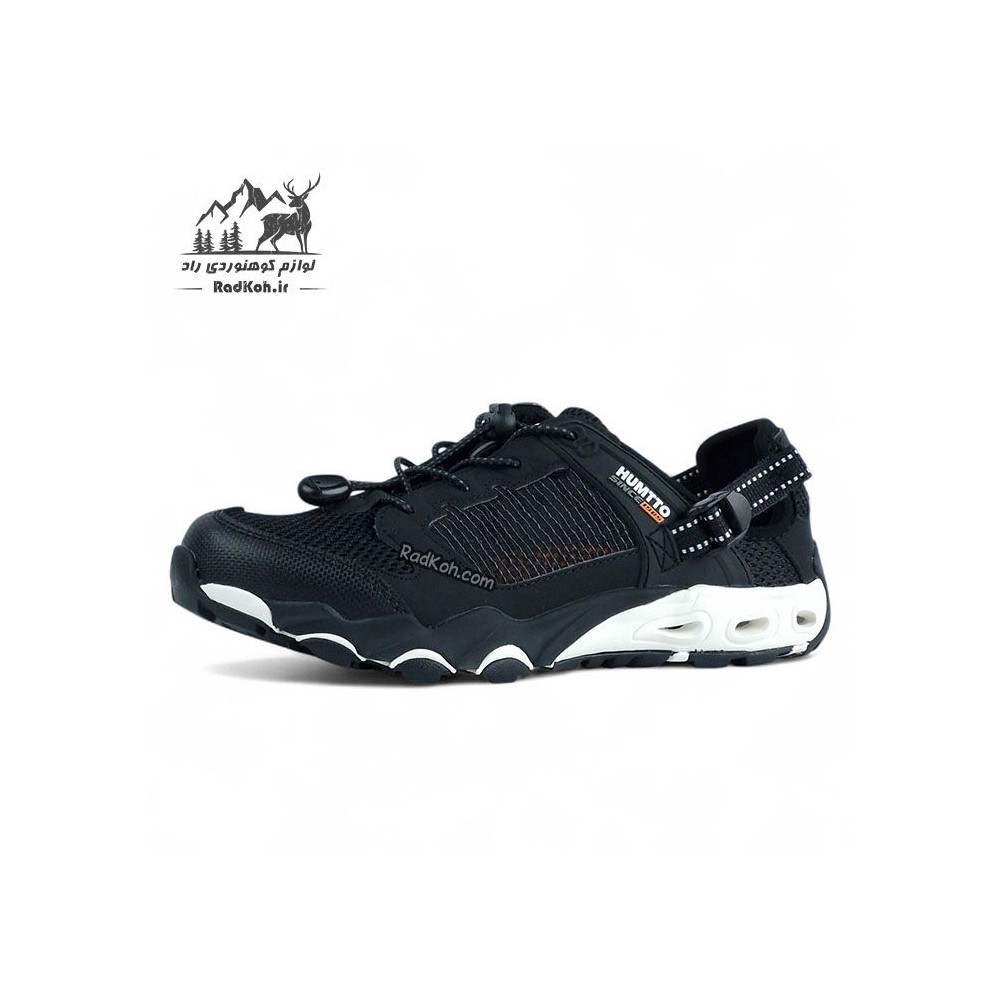 کفش صندل زنانه آبنوردی هامتو مدل 630101B-11 مشکی/سفید