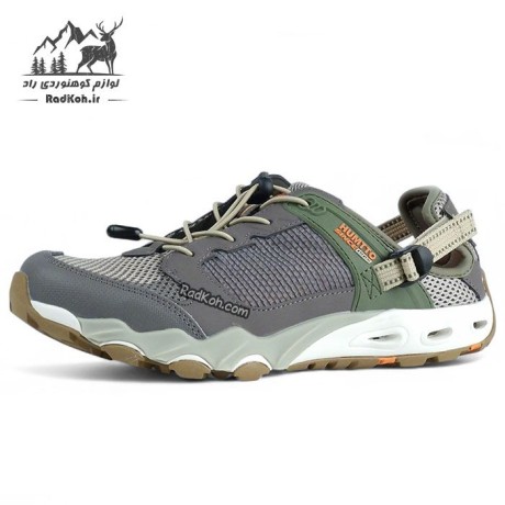 کفش صندل هامتو مردانه مدل 630101A-10 طوسی/سبز تیره