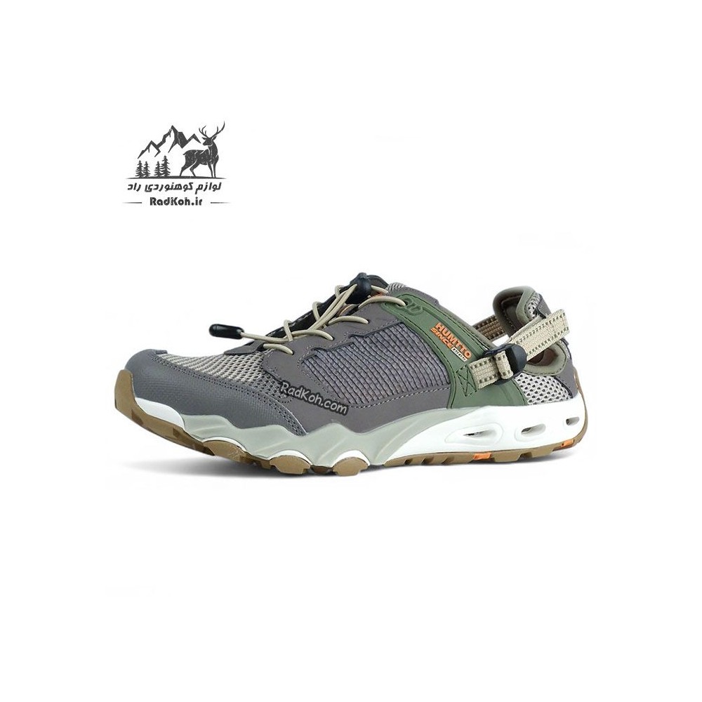 کفش صندل هامتو مردانه مدل 630101A-10 طوسی/سبز تیره