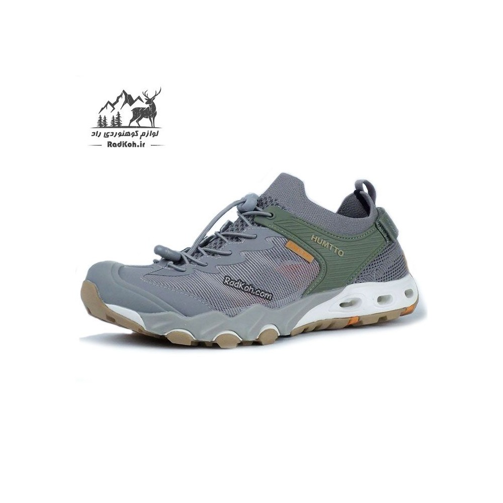 کفش مردانه هامتو مدل 660908A-3 طوسی/سبز تیره