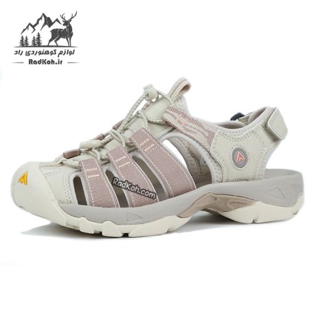 صندل زنانه جلو بسته هامتو مدل 710445B-34 کرم(بژ)/یاسی
