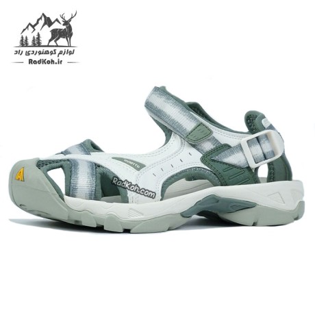 صندل هامتو زنانه مدل 9602-22 سفید/سبز