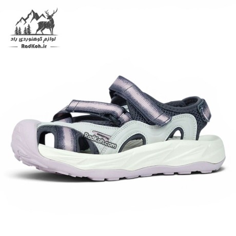 صندل هامتو زنانه مدل 770391B-3 سفید/یاسی(بنفش)