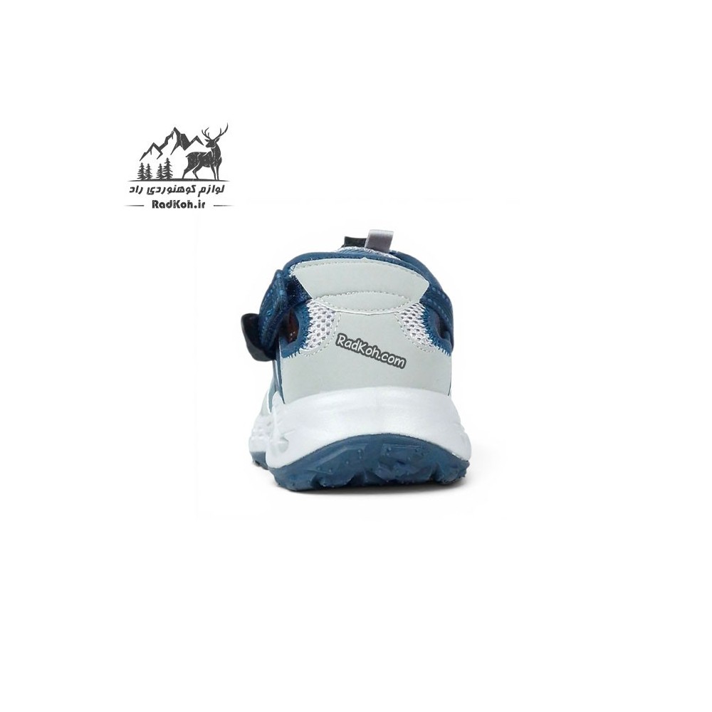 صندل مردانه Humtto مدل 670148A-3 دارای بند کشی و چسبی و برای فیت شدن سگک دارد