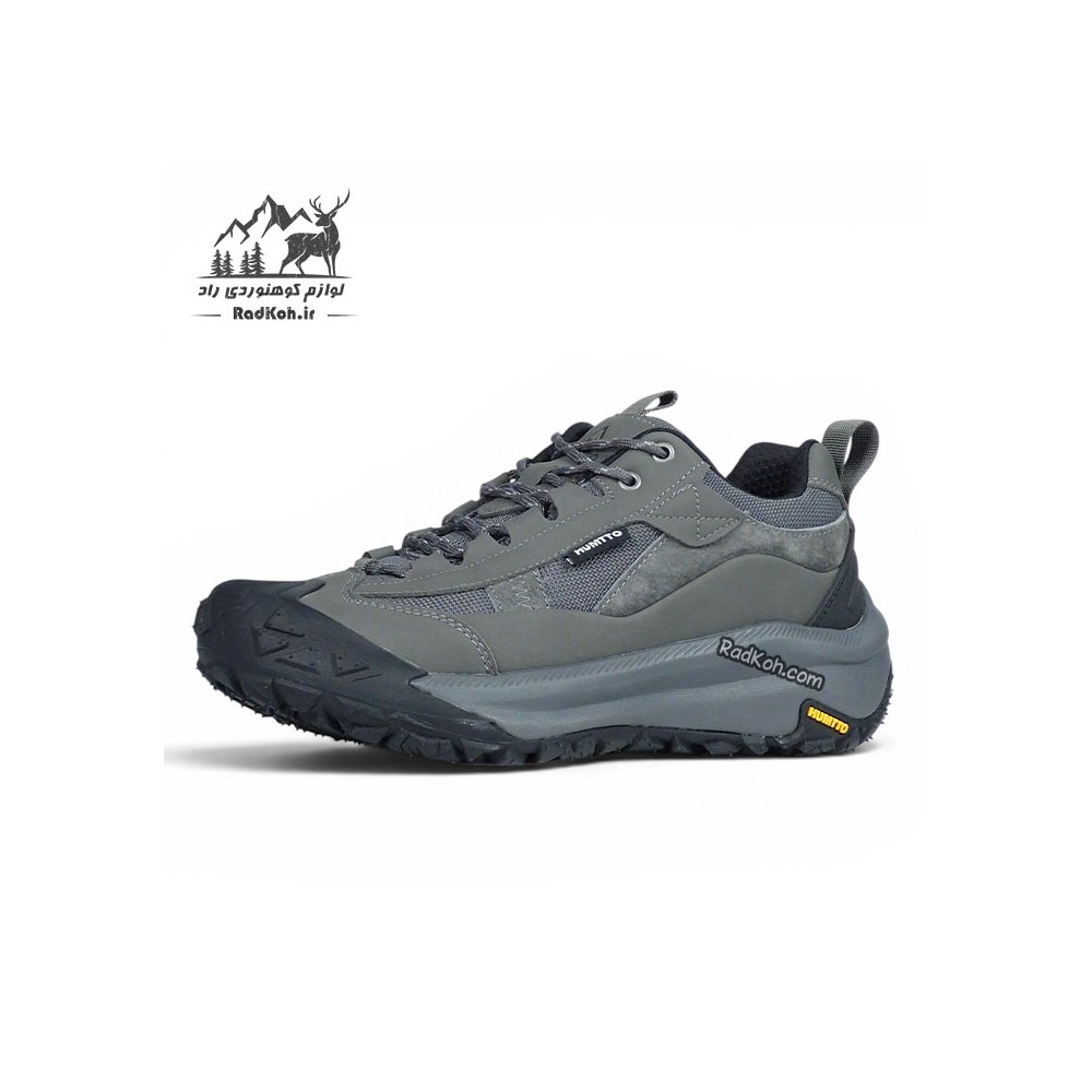 کفش مردانه هامتو مدل 340206A-2 خاکستری تیره