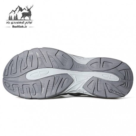 صندل هامتو مردانه مدل 710096A-1 رنگ خاکستری تیره