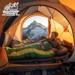 کیسه خواب قایا 200 نایت لایت با طراحی مومیایی و وزن مناسب