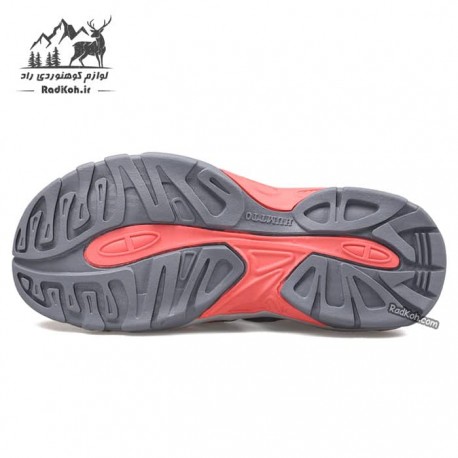 صندل هامتو زنانه مدل 710096B-1 رنگ خاکستری/نارنجی