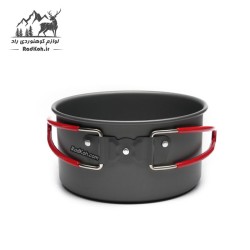 ست ظروف طبیعت 2 نفره اسنوهاک دسته‌های تاشو روی ظروف