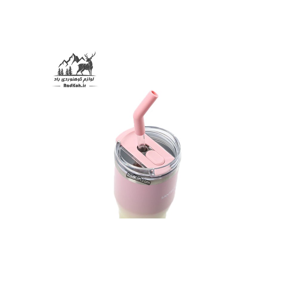 تراول ماگ 670 میلی لیتری سانتکو مناسب استفاده در خودرو