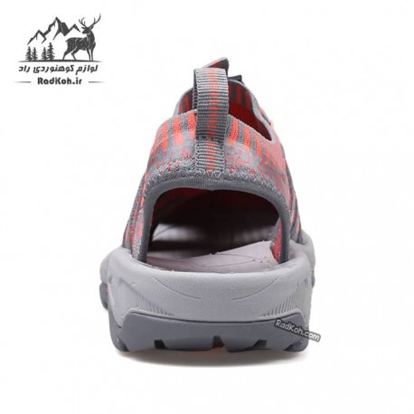 صندل زنانه هامتو مدل humtto 710096B-1 رنگ خاکستری/نارنجی