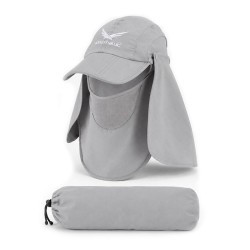 کلاه آفتابی سه تکه اسنوهاک کد SN-C2164  طوسی