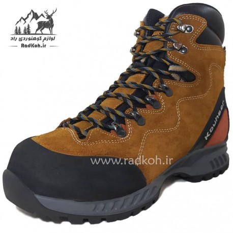کفش کوهپیمایی کوهسار مدل الوند زیره دودانسیته رنگ زرد