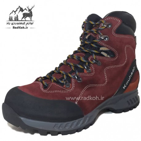 کفش کوهنوردی کوهسار مدل الوند زیره دودانسیته رنگ قرمز