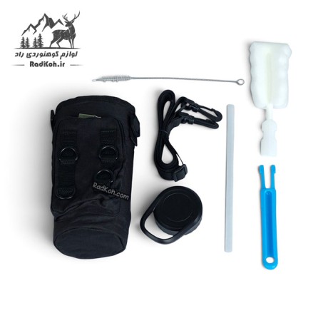 فلاسک سانتکو Solund مدل HD-1800-HB-1-2 مناسب سفر، کمپینگ و طبیعت‌گردی