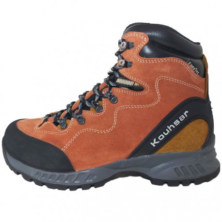 کفش کوهنوردی کوهسار مدل الوند زیره دودانسیته رنگ نارنجی