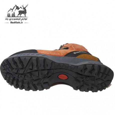 کفش کوهنوردی کوهسار مدل الوند زیره دودانسیته رنگ نارنجی