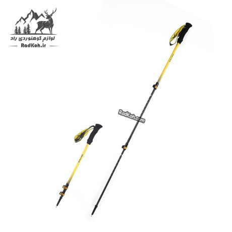 باتوم کوهنوردی کلیپسی کربن کد SN-T0115