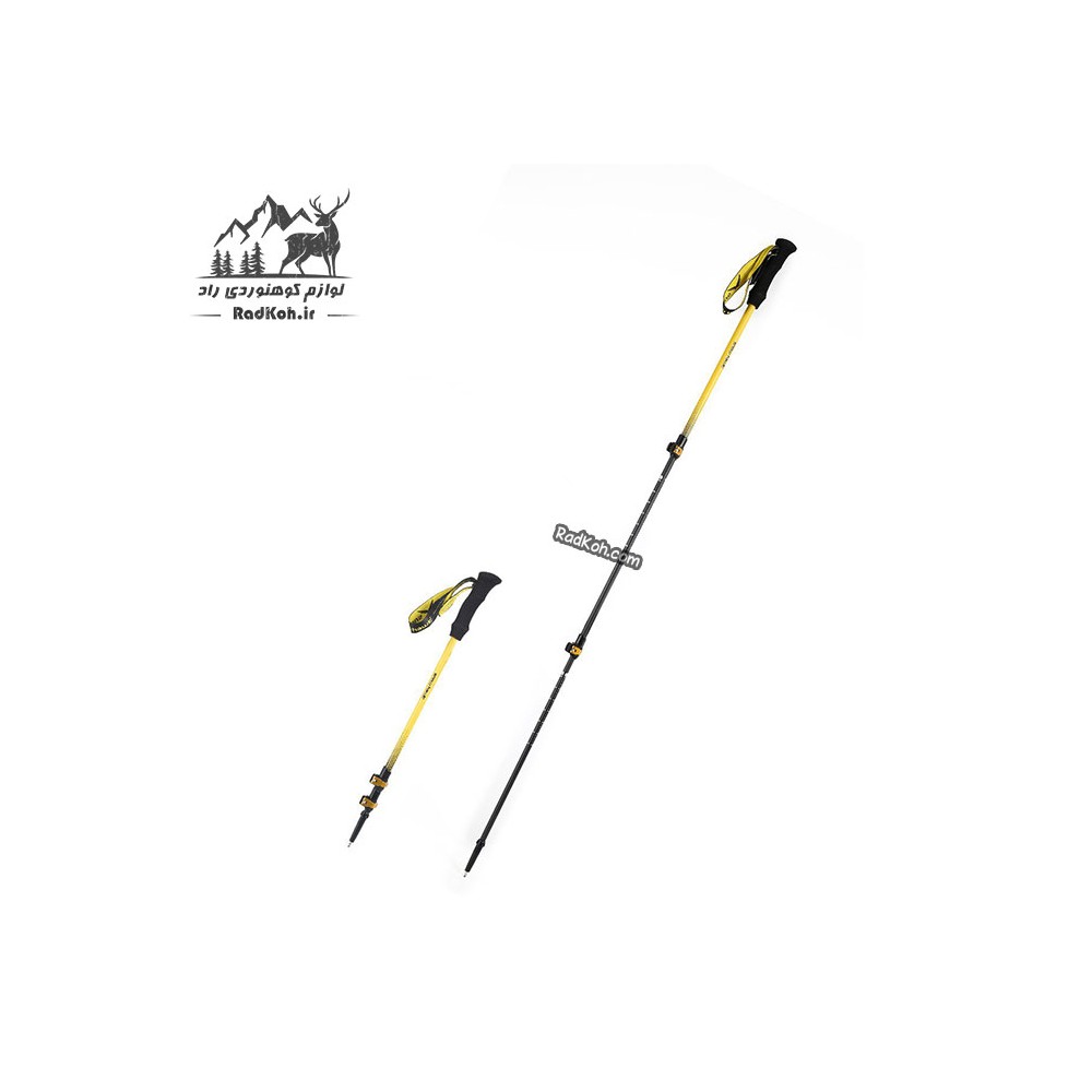 باتوم کوهنوردی کلیپسی کربن کد SN-T0115