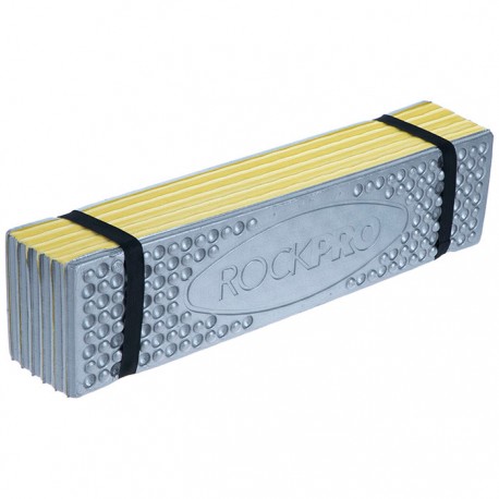 زیرانداز کیسه خواب کوهنوردی طبیعت گردی آکاردئونی راک پرو مدل CM-11 رنگ زرد