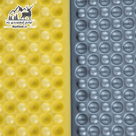 زیرانداز کیسه خواب کوهنوردی طبیعت گردی آکاردئونی راک پرو مدل CM-11 رنگ زرد