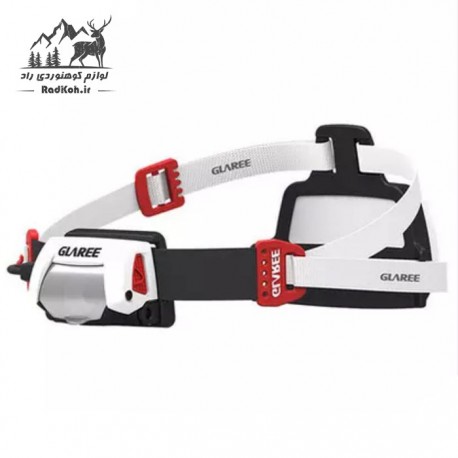 چراغ پیشانی هدلایت شارژی کوهنوردی گلاری مدل M50L-P رنگ سفید