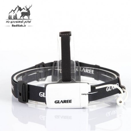 چراغ پیشانی هدلایت شارژی کوهنوردی گلاری مدل M50L رنگ سفید