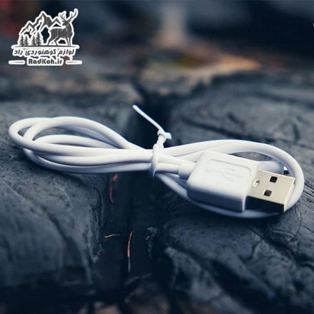 چراغ پیشانی هدلایت شارژی کوهنوردی گلاری مدل M50L رنگ سفید