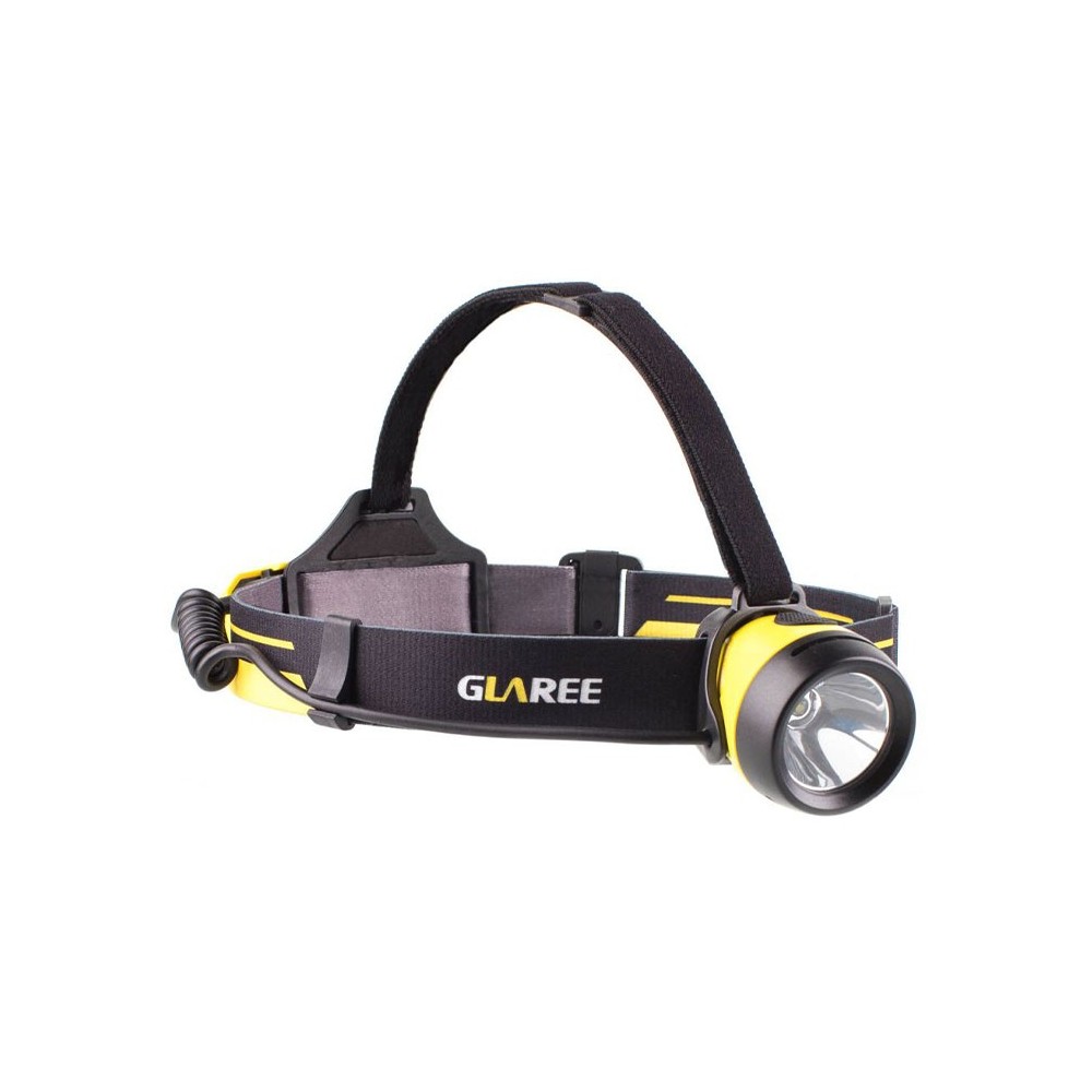 چراغ پیشانی هدلایت شارژی کوهنوردی گلاری مدل M30 رنگ زرد