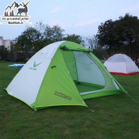 چادر دوپوش کوهنوردی دو نفره SNOWHAWK مدل دیسکاوری رنگ سبز