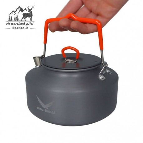 کتری کمپینگ 1.6 لیتری اسنوهاک مدل SN-CB رنگ نارنجی