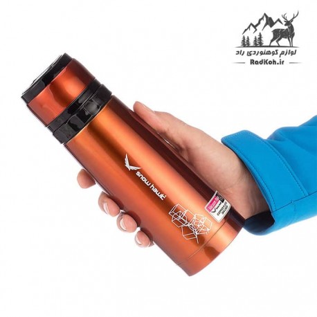 فلاسک کوهوردی 600ml وکیوم اسنوهاک snow hawk مدل SN-F510 رنگ مسی