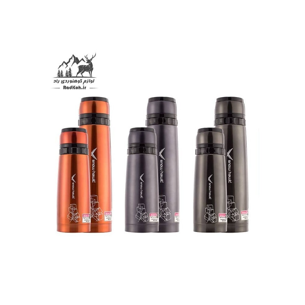 فلاسک کوهوردی 600ml وکیوم اسنوهاک snow hawk مدل SN-F510