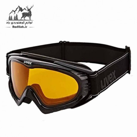 عینک طوفان اسکی و کوهنوردی یووکس مدل Uvex F2 رنگ مشکی
