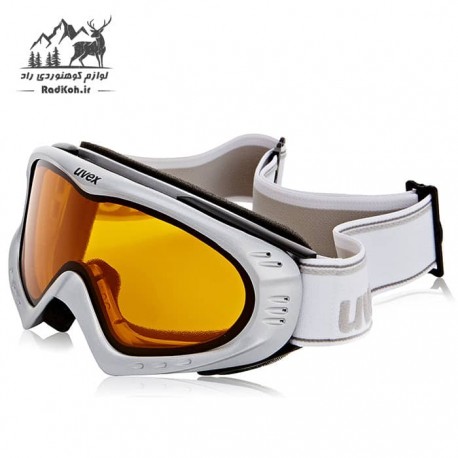 عینک طوفان اسکی و کوهنوردی یووکس مدل Uvex F2 رنگ سفید