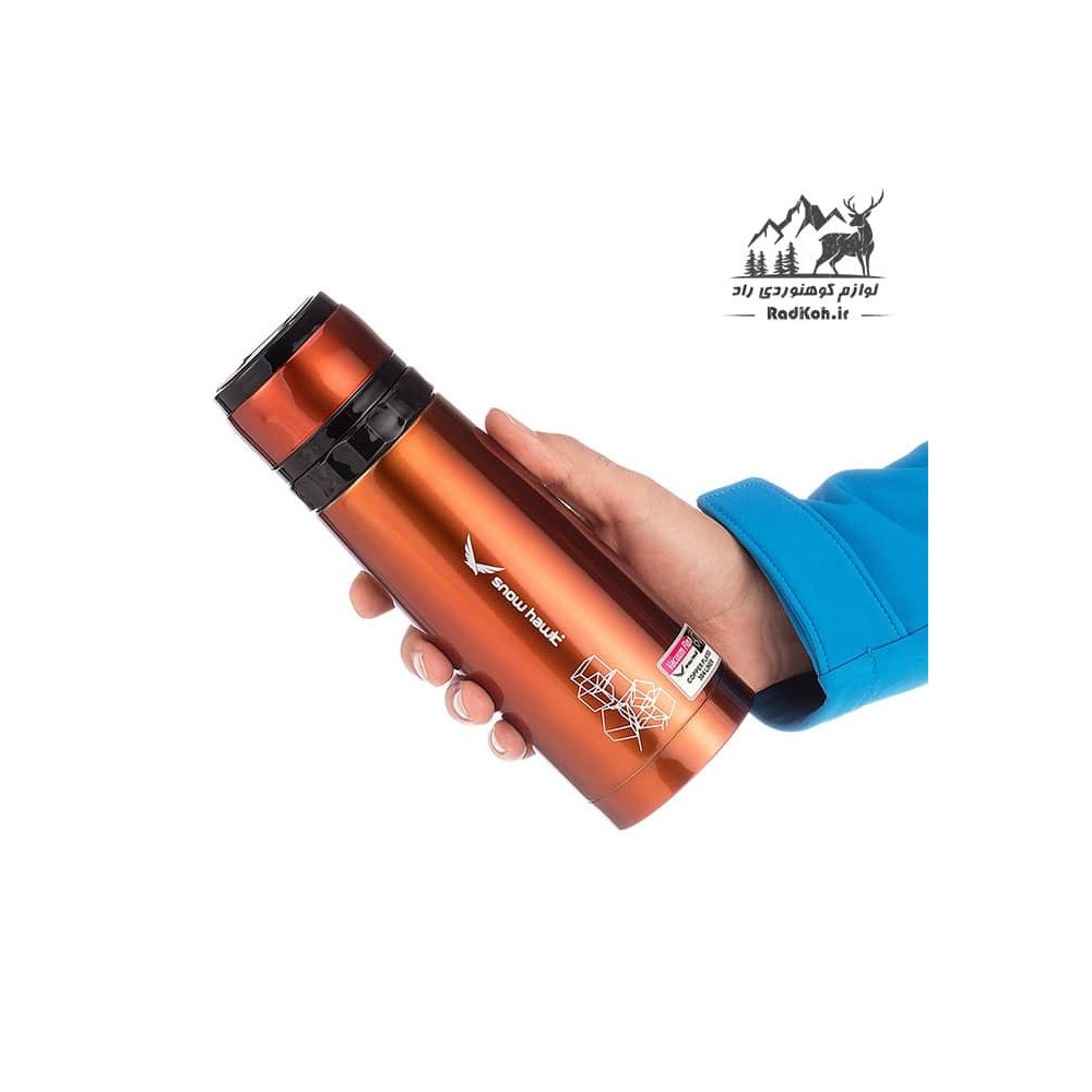 فلاسک کوهنوردی 800ml وکیوم اسنوهاک snowhawk مدل SN-F310 رنگ مسی