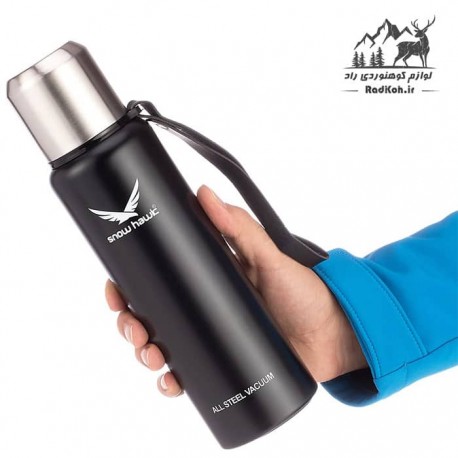 فلاسک کوهنوردی 750ml اسنوهاک snow hawk مدل SN-F410 رنگ مشکی
