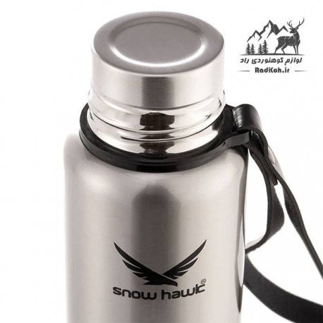 فلاسک کوهنوردی یک لیتری اسنوهاک snow hawk مدل SN-F210 رنگ نقره ای