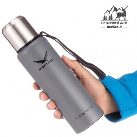 فلاسک کوهنوردی 1.2 لیتری اسنو هاوک snow hawk مدل SN-F110 رنگ طوسی