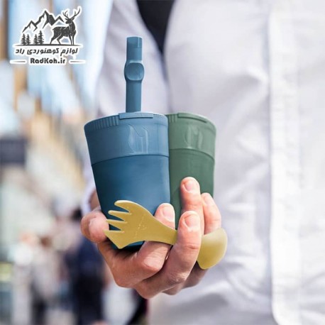 ست لیوان نی قاشق لایت مای فایر مدل Rekit BIO