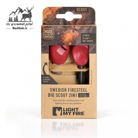 آتش زن فولادی لایت مای فایر مدل Swedish FireSteel Bio Scout